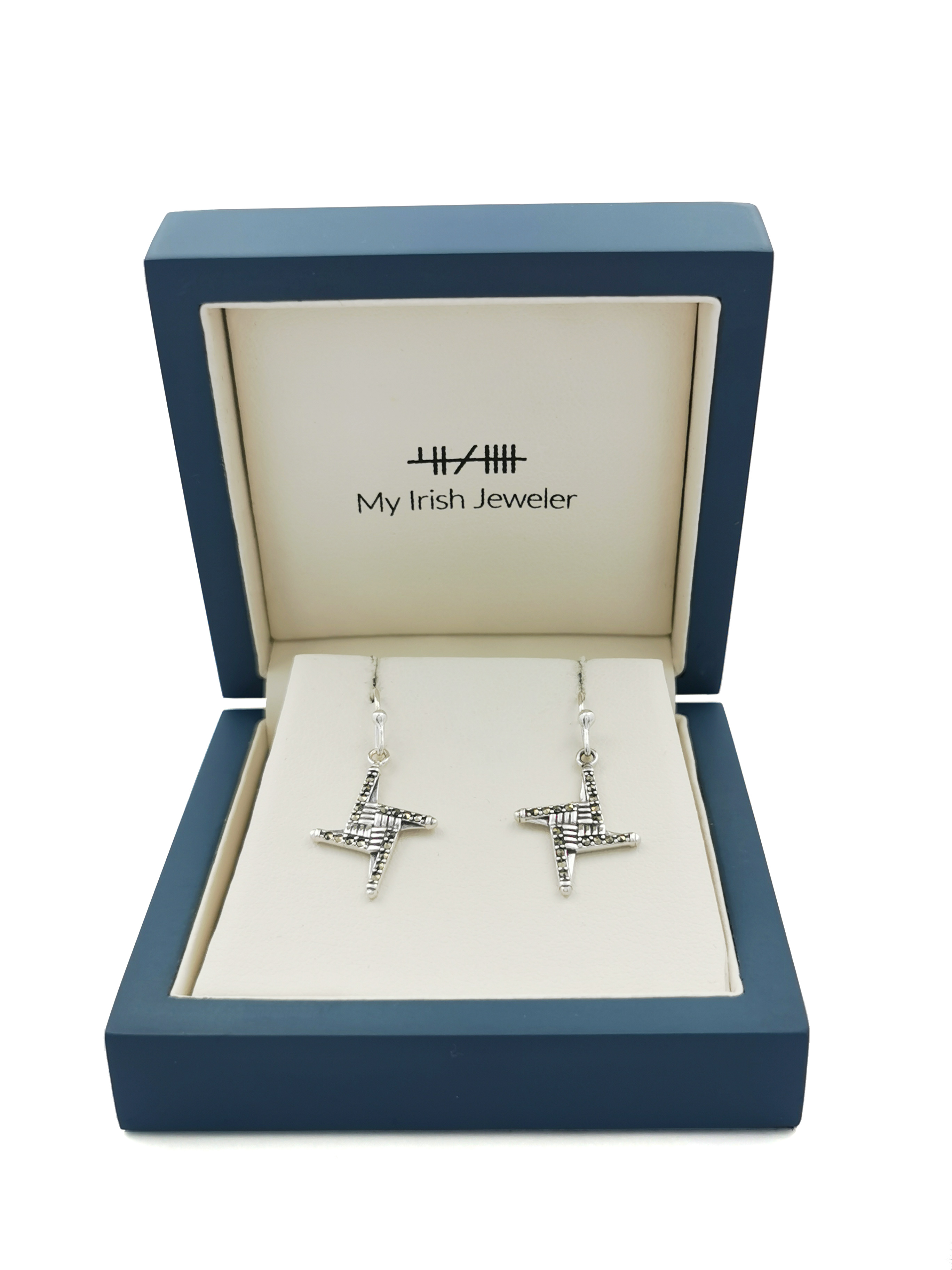 Sterling Silver Marcasite St Brigid Cross… | My Irish Jeweler