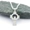 Sterling Silver Claddagh Celtic Cross Necklace - Gallery
