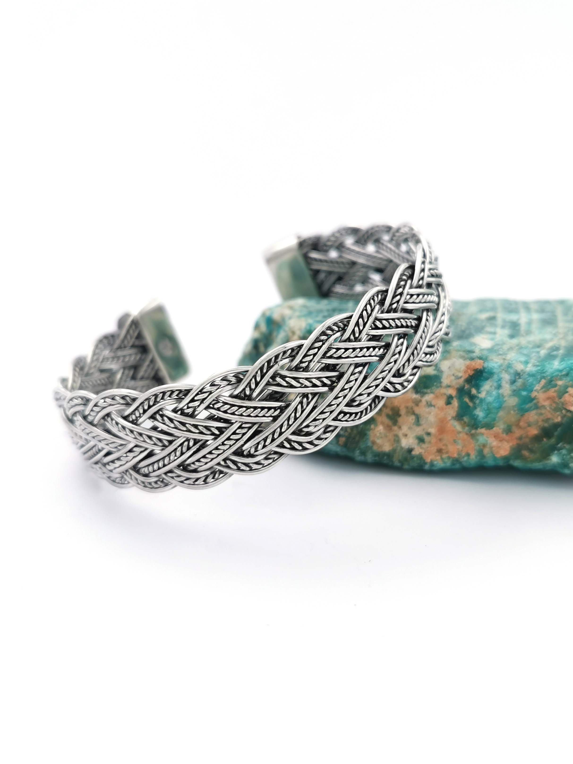 Six Strand Celtic Knot Bangle, From Ireland