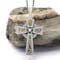 Two-Tone Heavy Trinity Knot Celtic Cross Necklace - Gallery