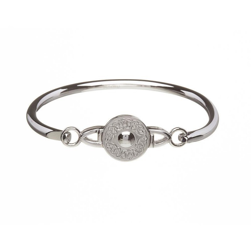 Sterling Silver Small Center Warrior Disc