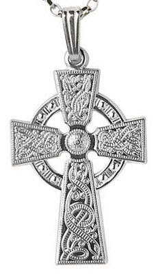 White Gold Celtic Warrior Cross, From Ireland | My Irish Jeweler