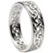 Genuine 14K White Gold Celtic Knot 6.9mm Ring For Women - Gallery