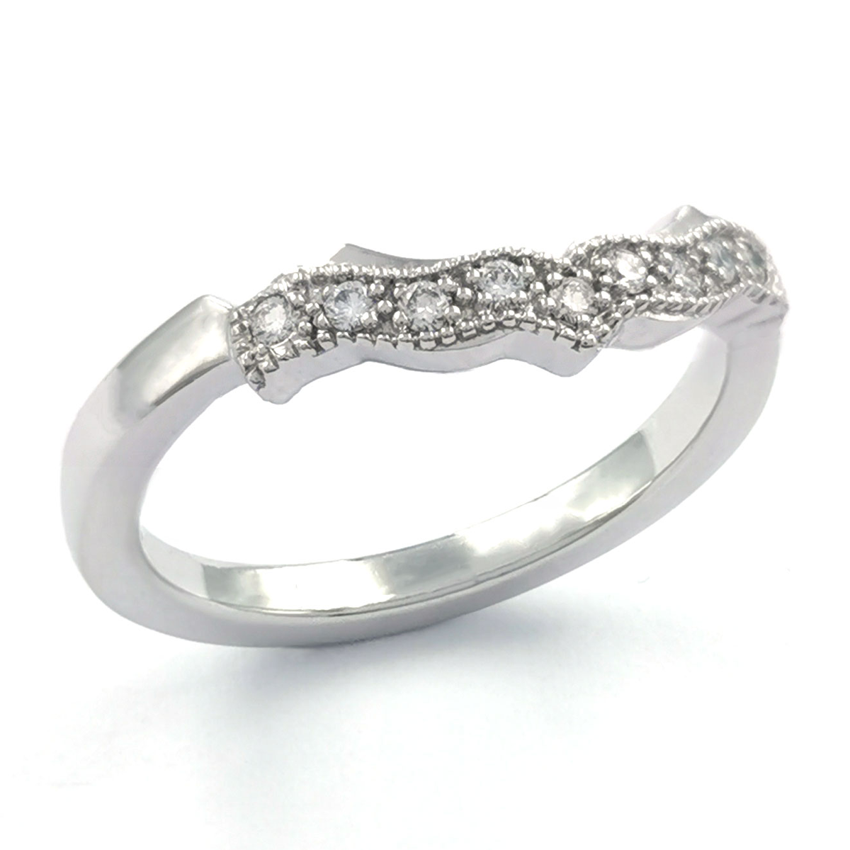 Womens Claddagh Ring in Real Platinum 950