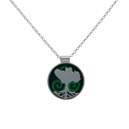 Womens Tree of Life Necklace in Sterling Silver