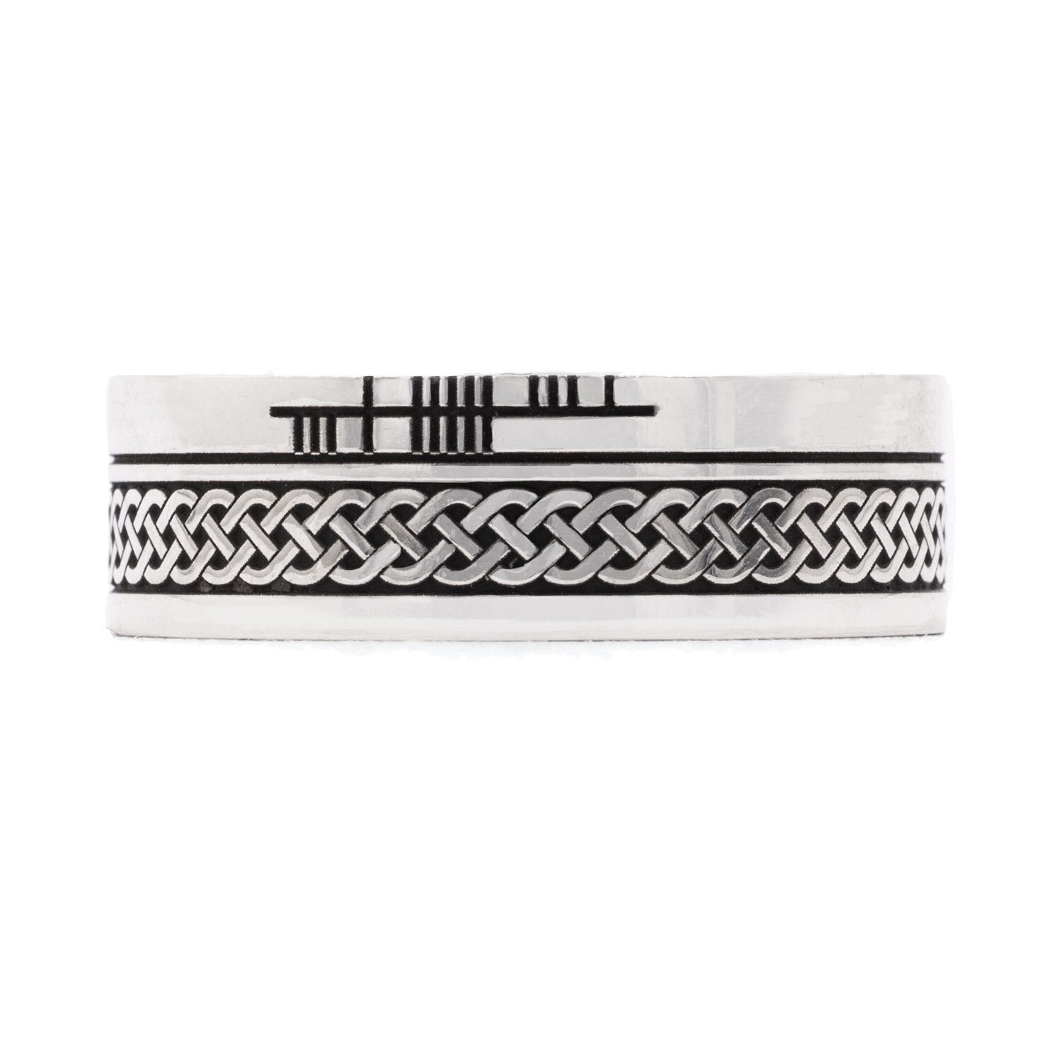 Ogham Faith Celtic Knot Ring