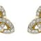 Womens Trinity Knot Earrings in Yellow Gold - Gallery