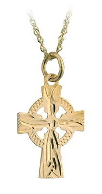 Petite Engraved Celtic Cross