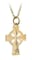 Kids Celtic Cross Necklace in Yellow Gold - Gallery