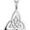 Trinity Knot & Celtic Knot - Shown with Light Cable Chain - Gallery