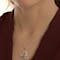 Attractive Sterling Silver Trinity Knot & Celtic Knot Necklace For Women - Model Photo - Gallery