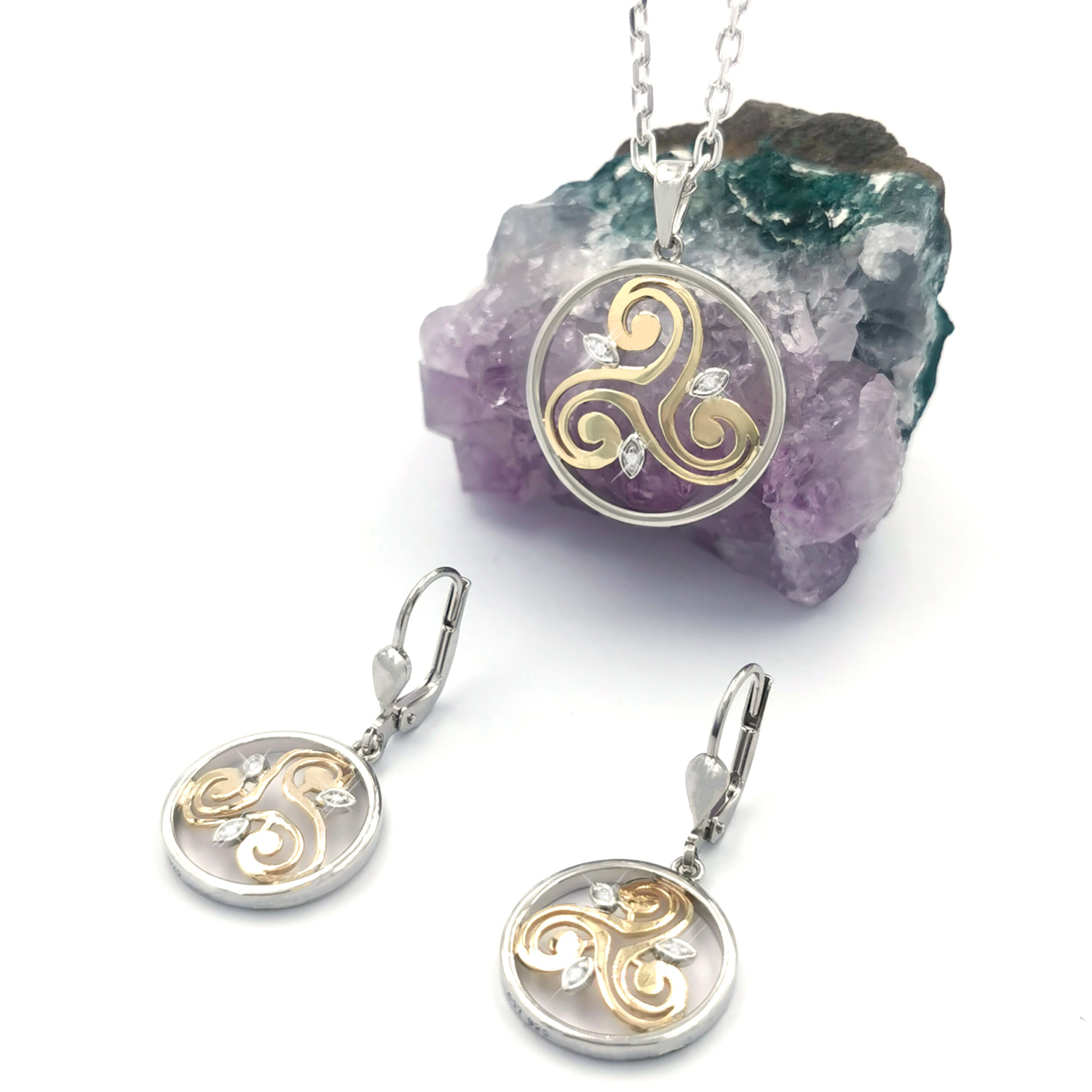 Necklace and Drop Earring Set