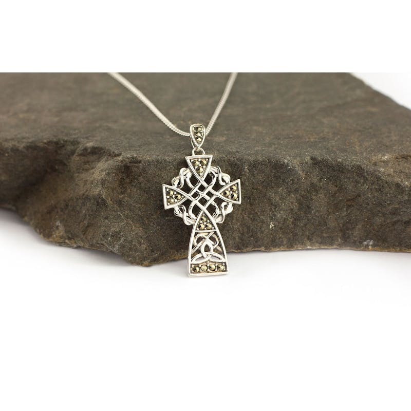 Celtic Cross - Shown with Light Cable Chain