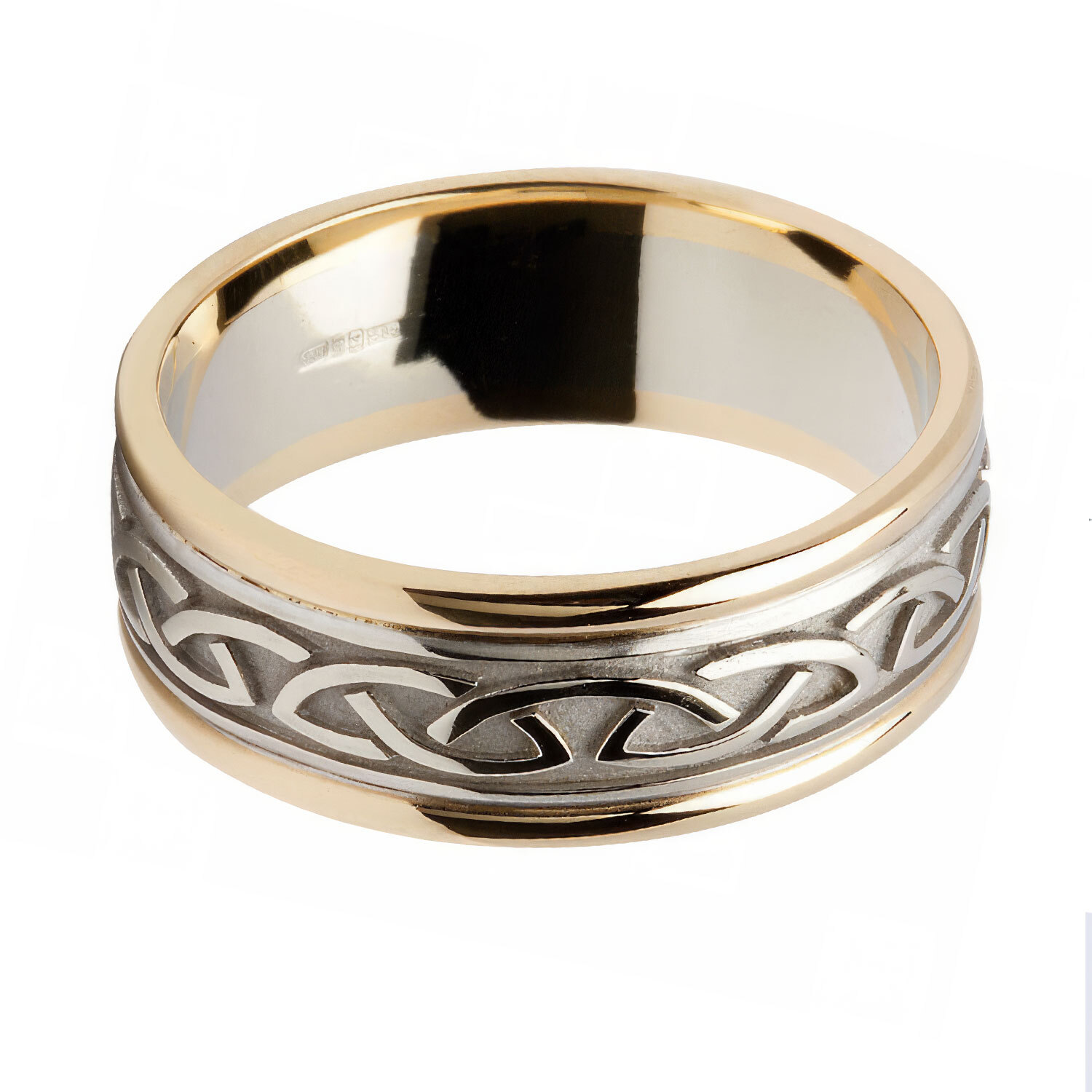 Silver & 10K Yellow Gold - 8mm