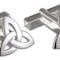 Attractive Sterling Silver Celtic Knot Cufflinks For Men - Gallery