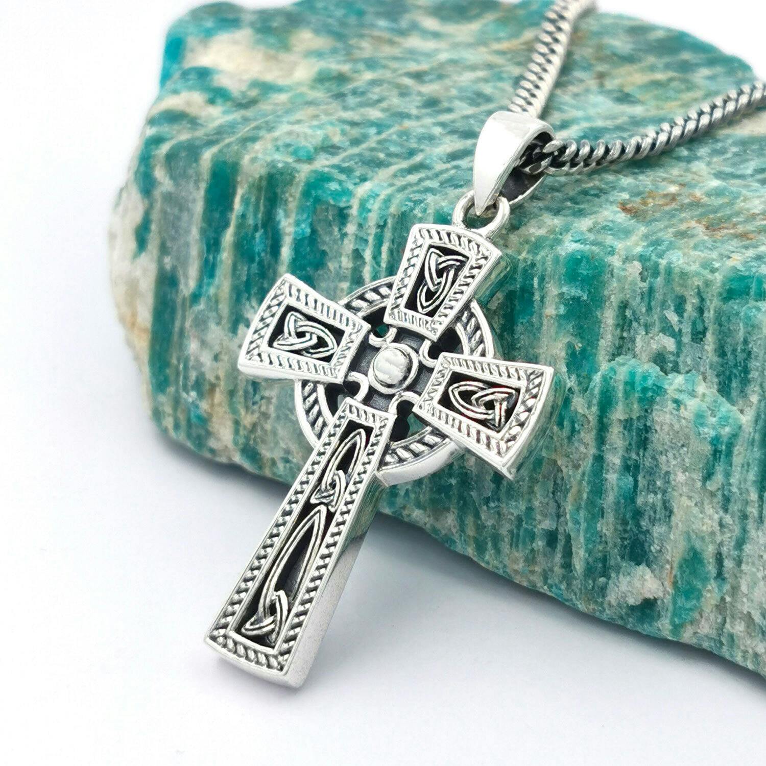 Celtic Cross Silver Crosses For Mens Chains Celtic Crosses