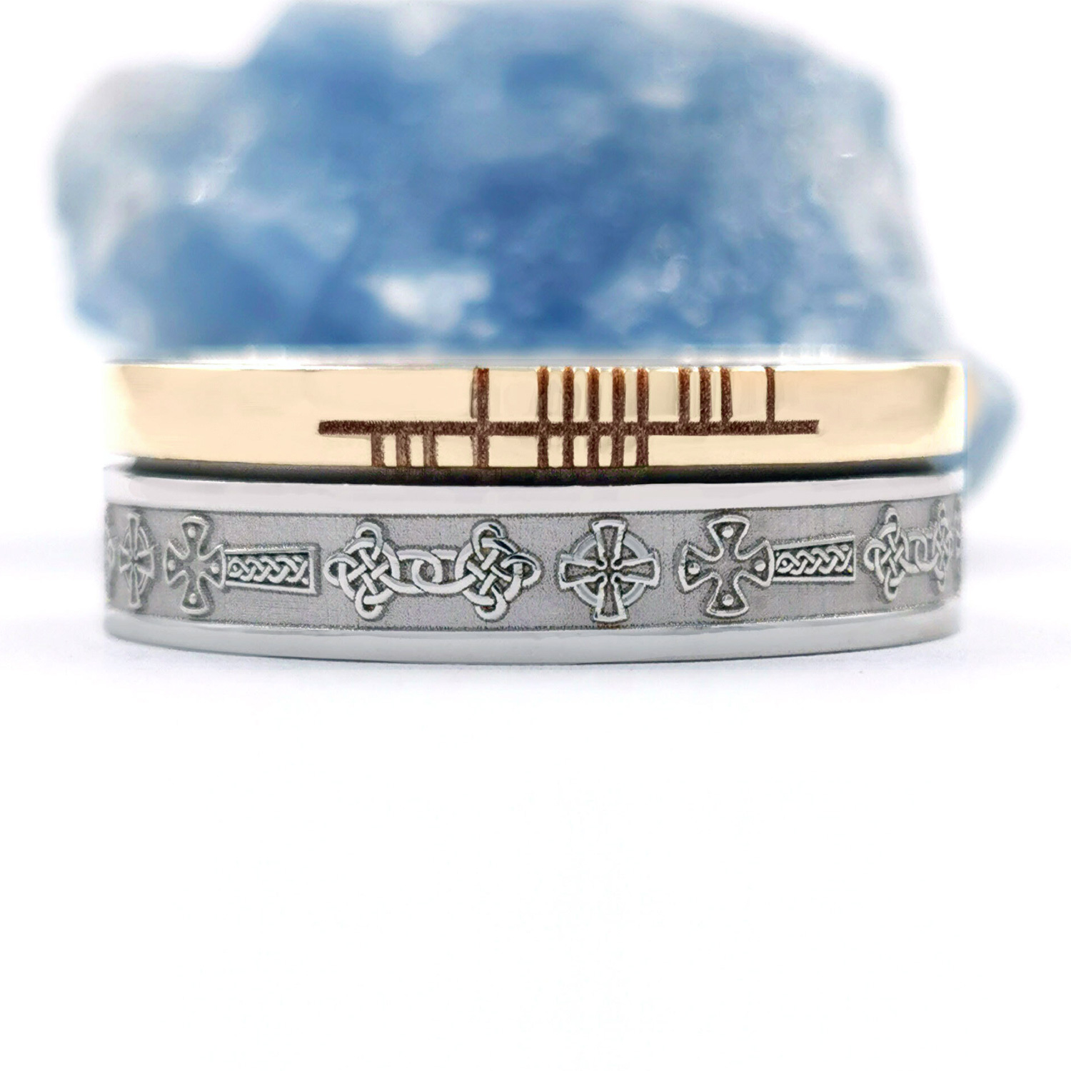 Silver & 10K Yellow Gold - 7.3mm