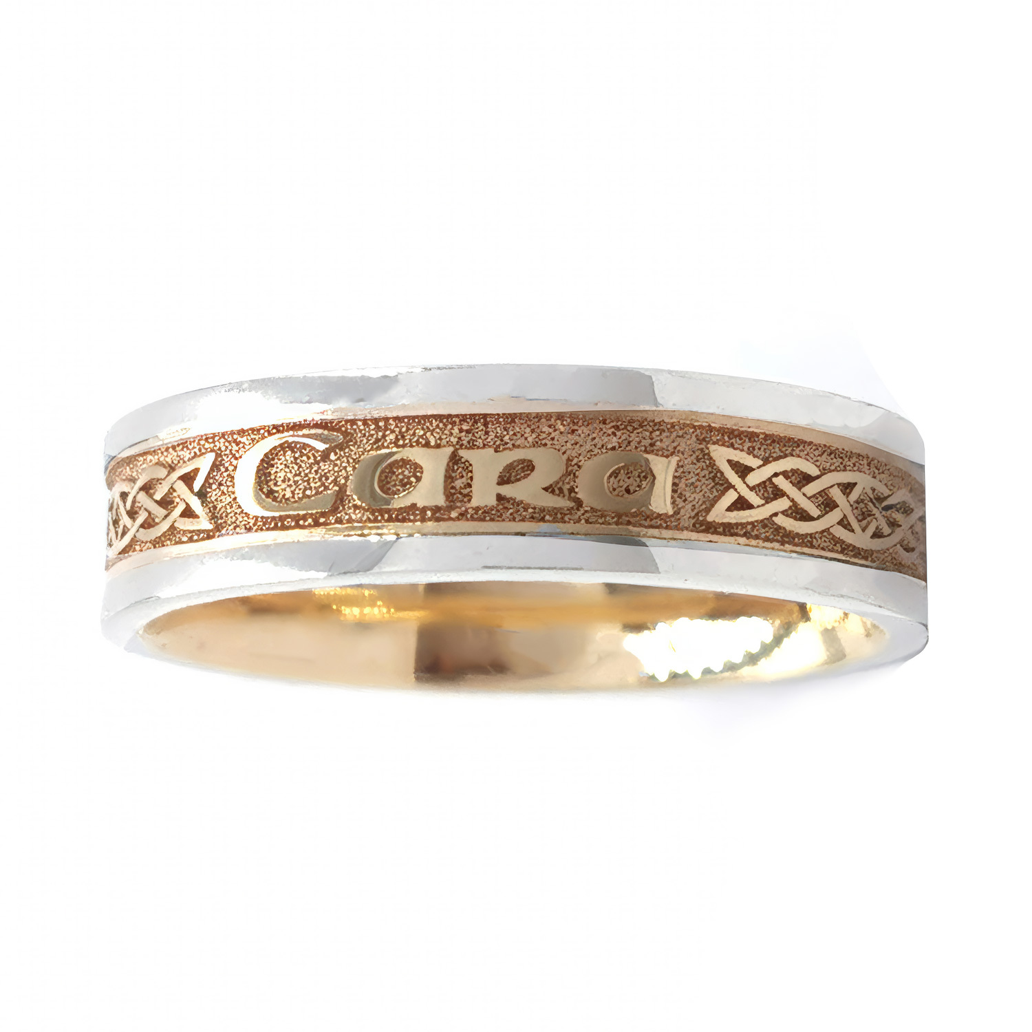 Two-Tone Mo Anam Cara Wedding Band