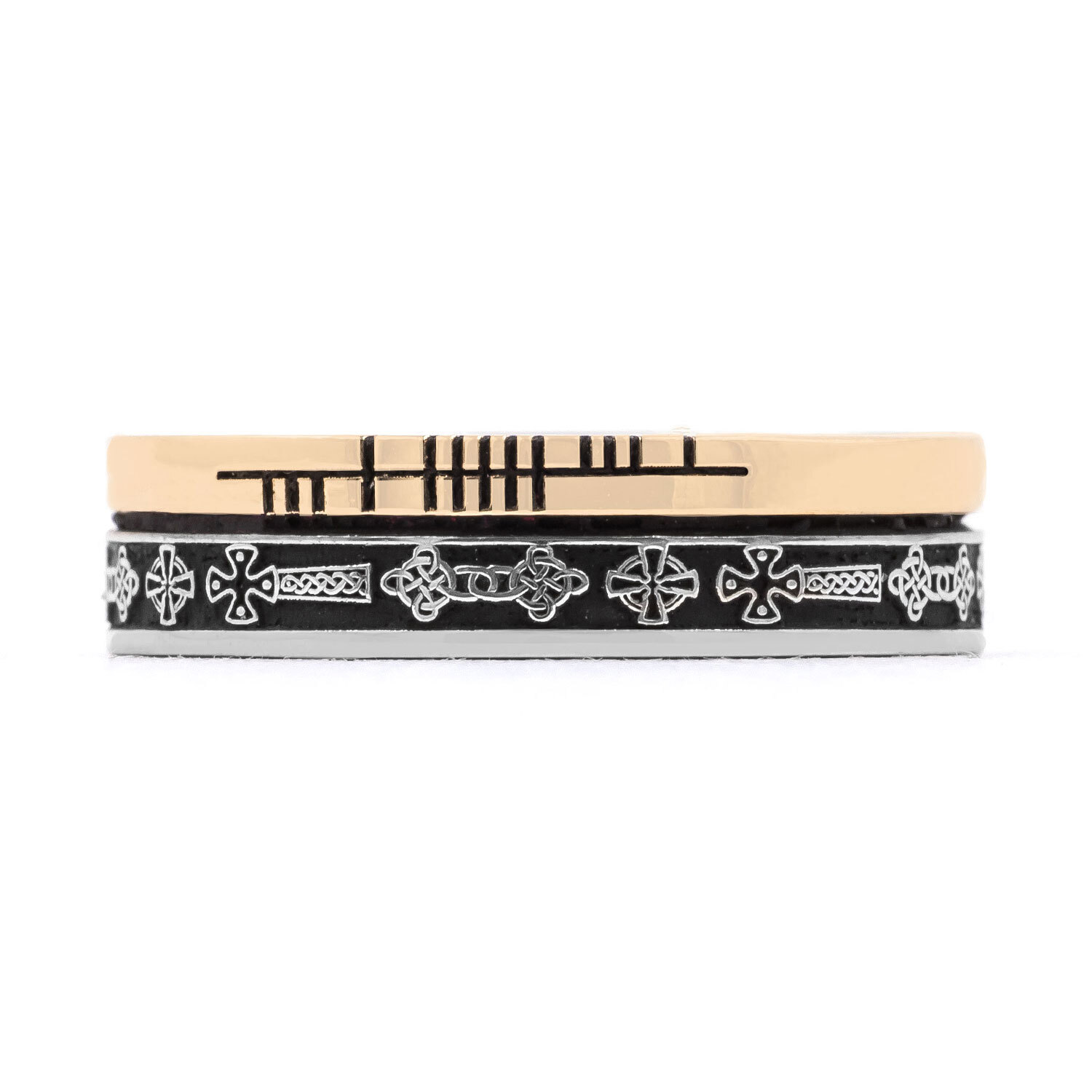Silver & 10K Yellow Gold - 5.2mm