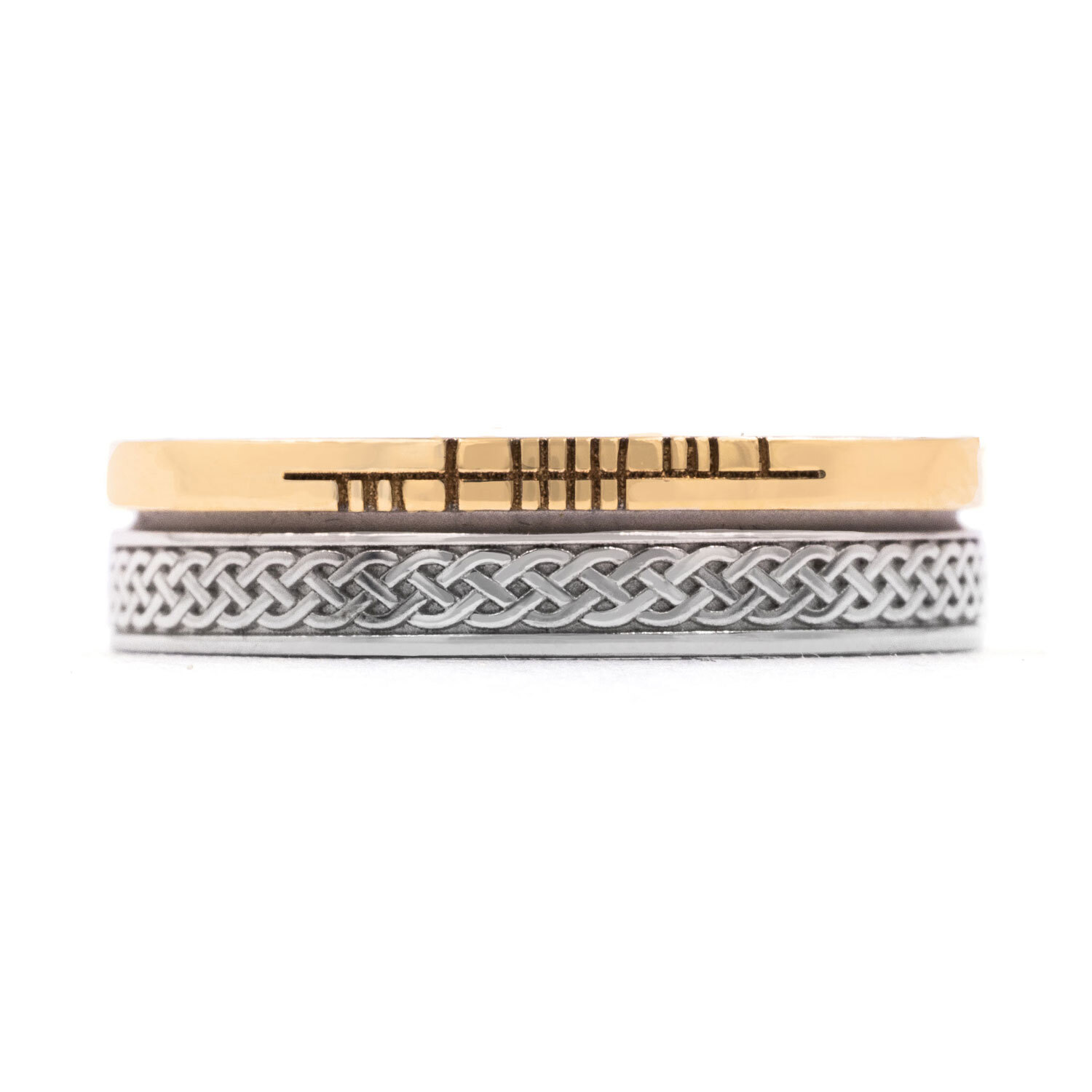 Silver & 10K Yellow Gold - 5.2mm
