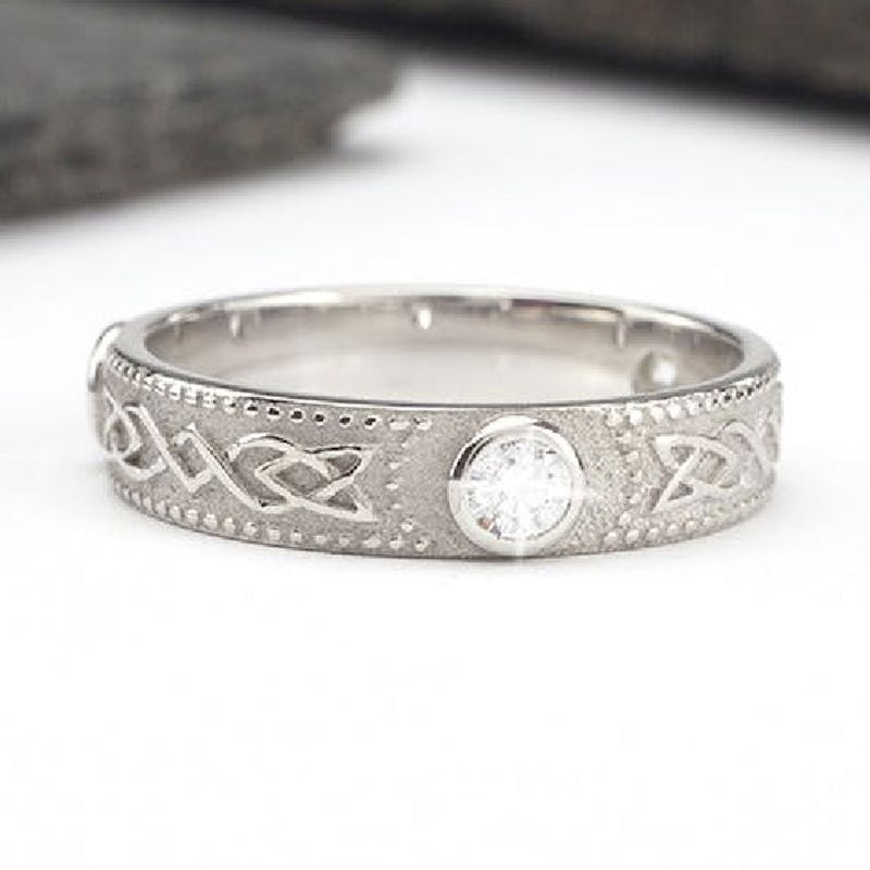 Diamond Set Ardagh Chalice Band, From Ireland
