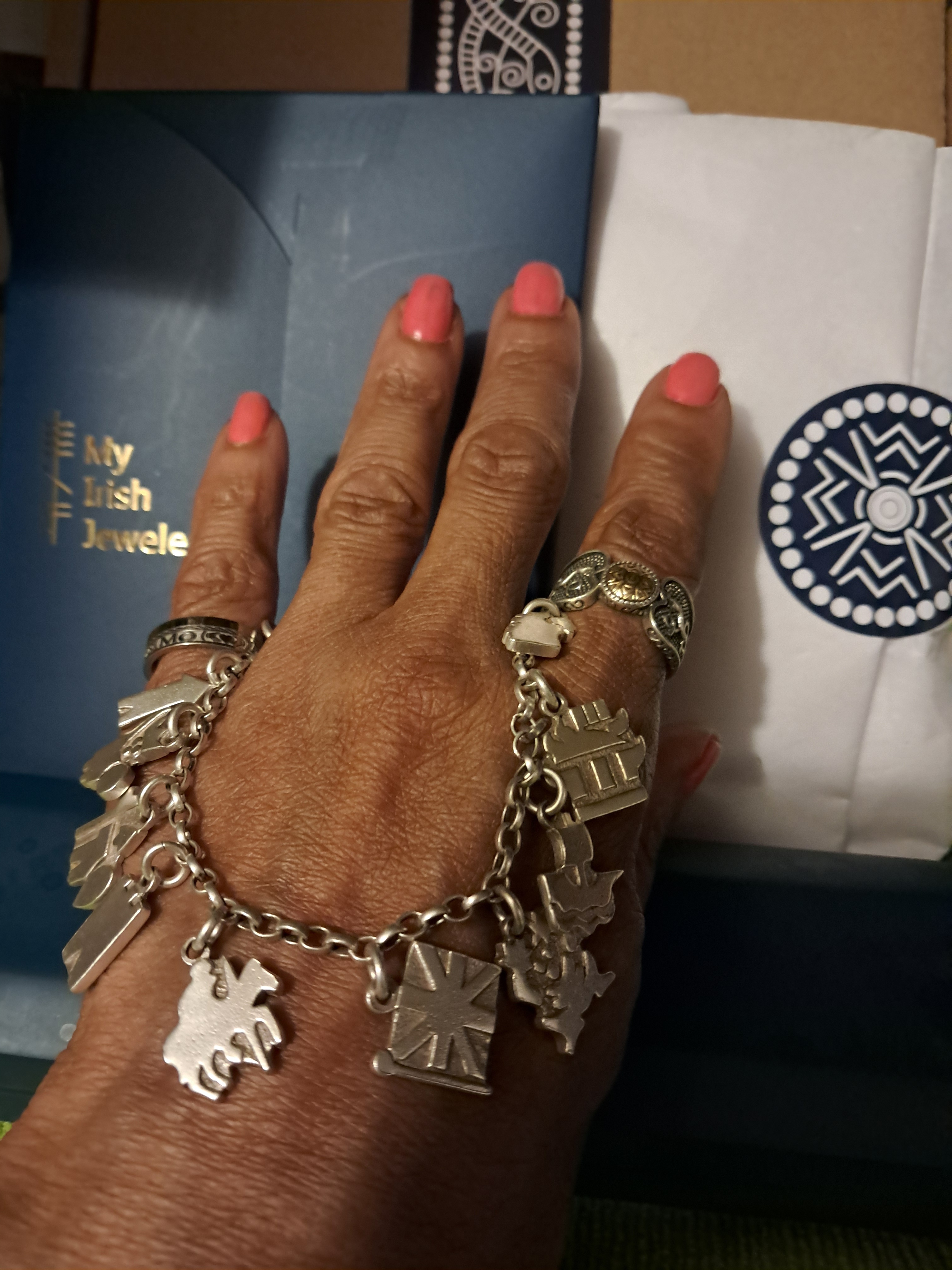 Silver Charm Bracelet