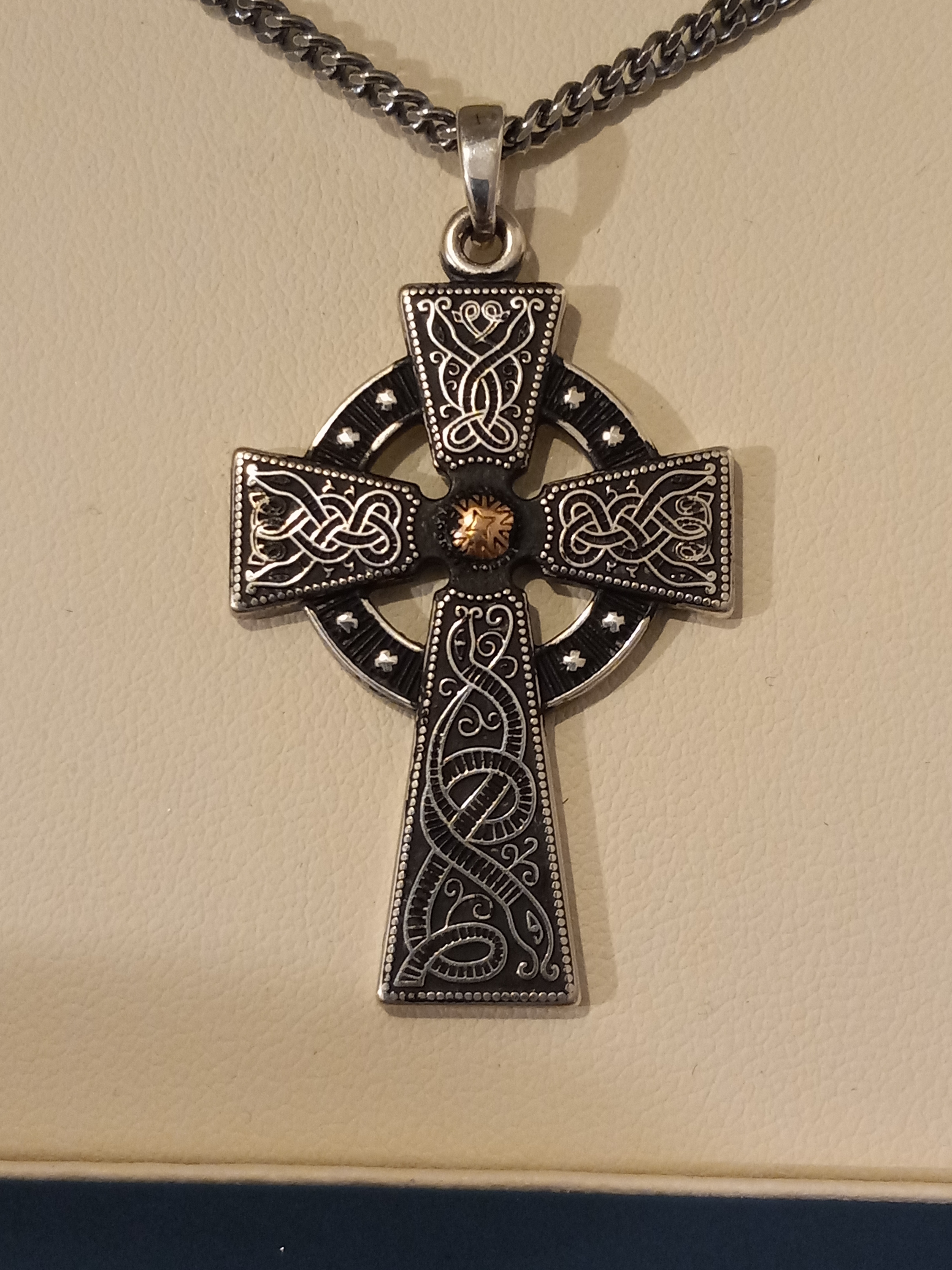 Standard Oxidized Celtic Cross