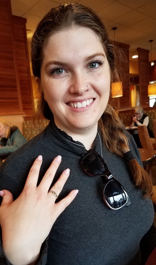 Sterling Silver & 10K Claddagh Ring