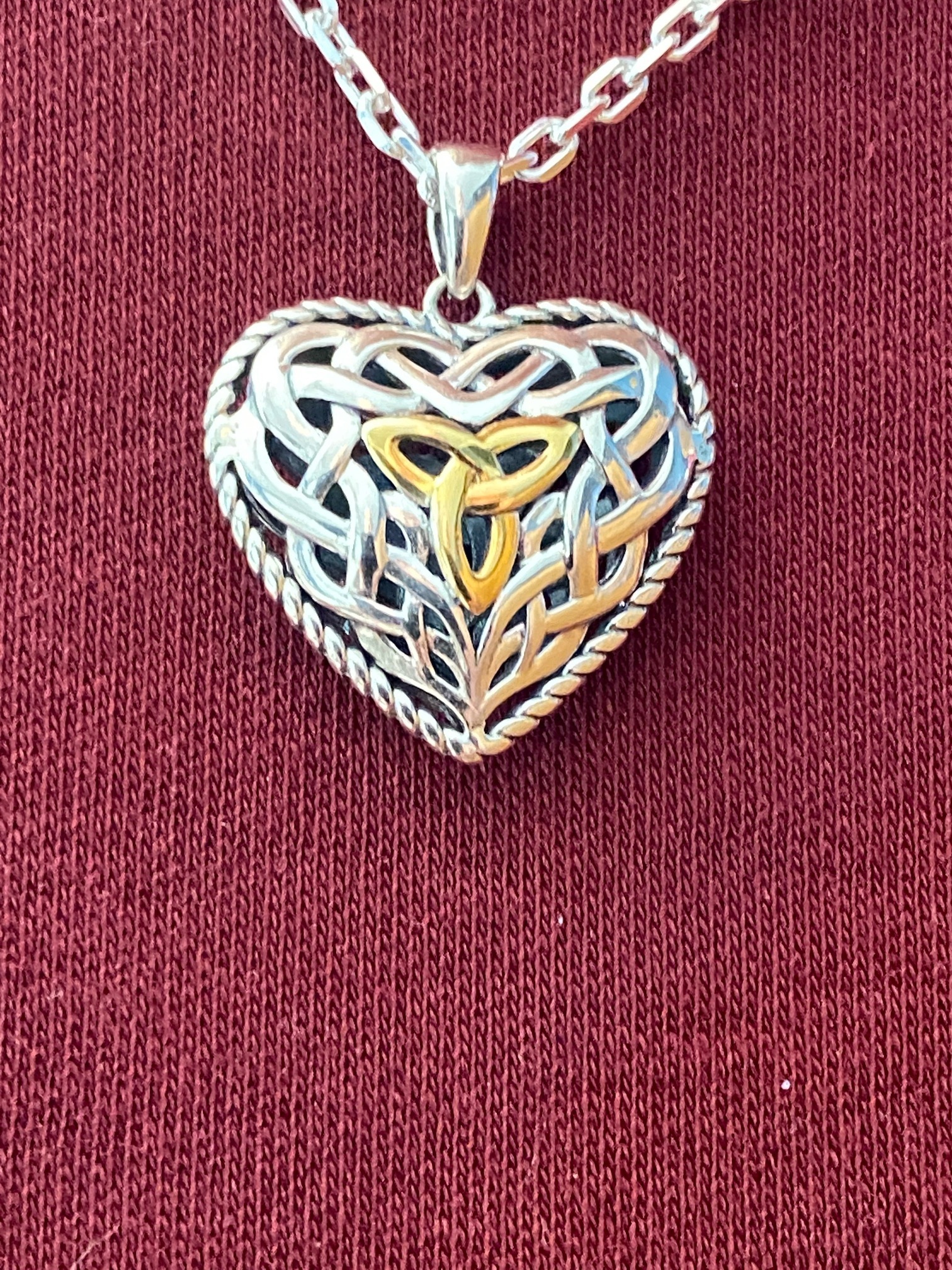 Two-Tone Trinity Necklace