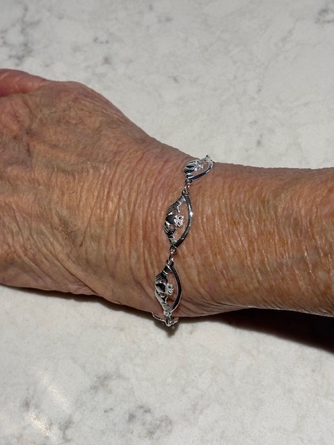 Oval Claddagh Bracelet