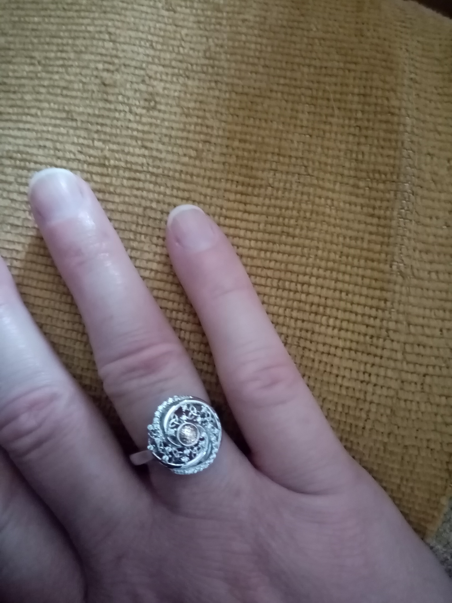 Silver Trinity Knot Warrior Ring