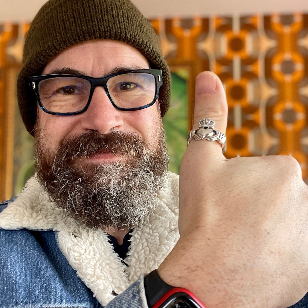 Sterling Silver Ring Heavy Braid