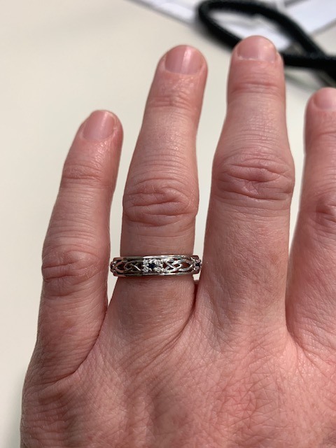 14K White Gold Diamond