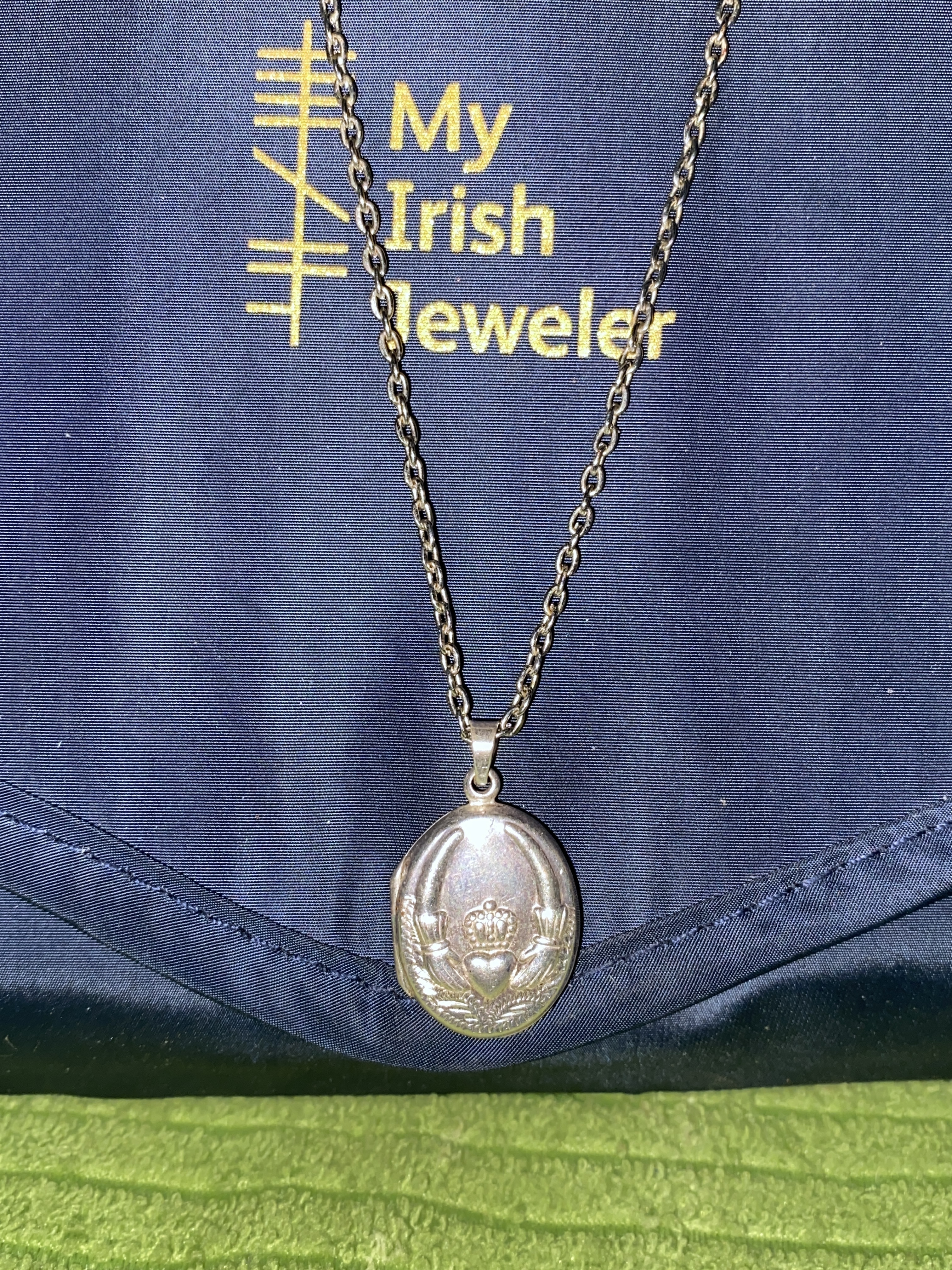 Sterling Silver Claddagh Locket