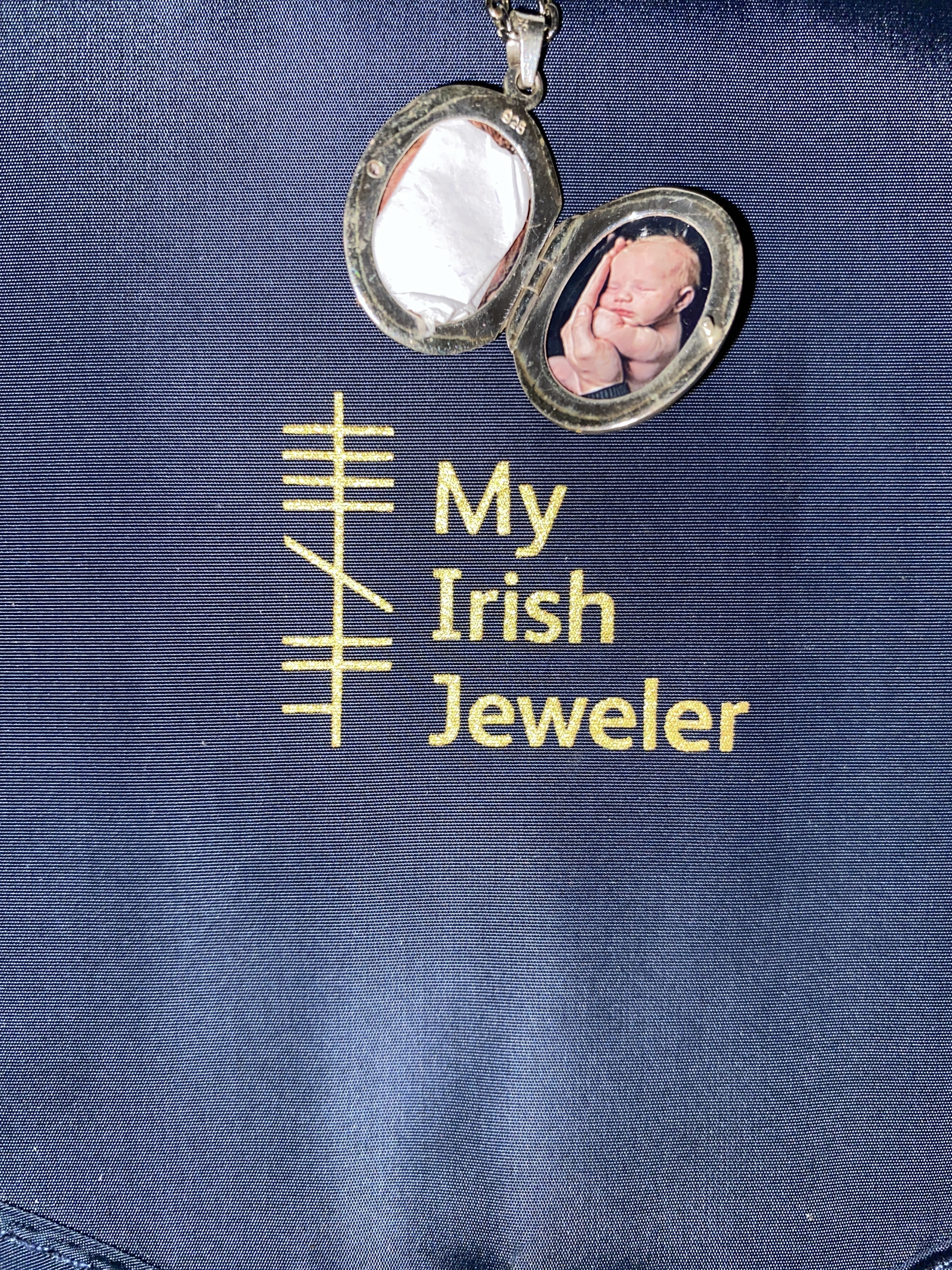 Sterling Silver Claddagh Locket